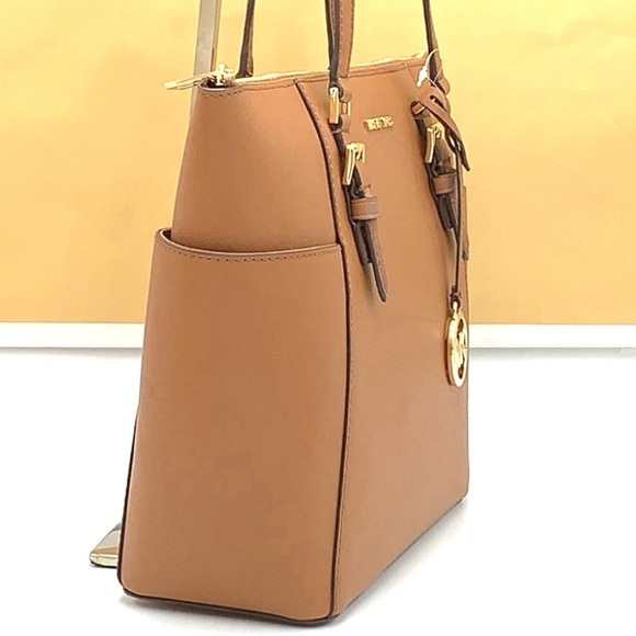 MICHAEL KORS CHARLOTTE LARGE TOP ZIP TOTE BAG LUGGAGE (NWT) - Picture 6 of 11